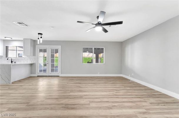 Empty room, Interior, Wood Texture Flooring