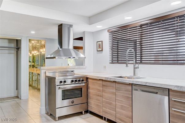 Interior, Kitchen, Recessed Lighting, Stainless Steel Appliances