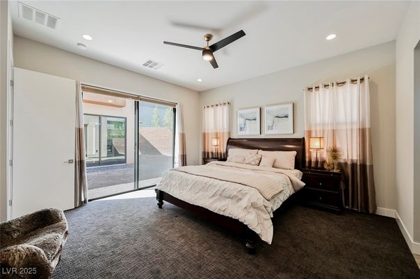 Bedroom, Interior, Recessed Lighting