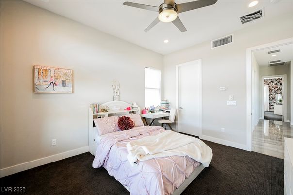 Bedroom, Interior, Recessed Lighting