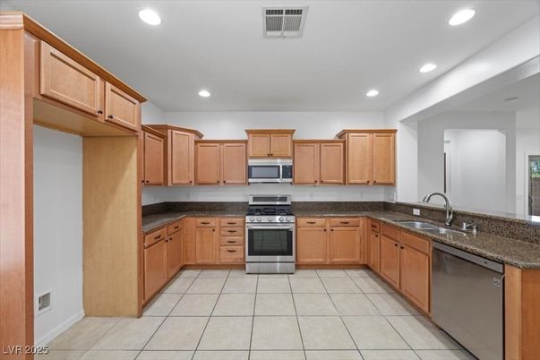Interior, Kitchen, Recessed Lighting, Stainless Steel Appliances