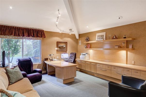 Home Office, Interior, Recessed Lighting