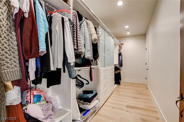 Interior, Recessed Lighting, Walk-in Closets, Wood Texture Flooring