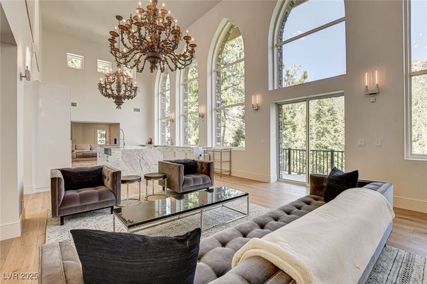 Chandelier, Interior, Living room, Wood Texture Flooring
