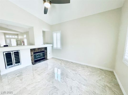 Empty room, Fireplace, Interior, Marble