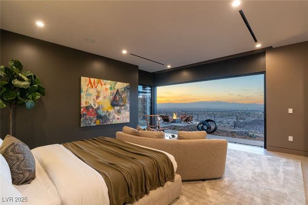Bedroom, Interior, Recessed Lighting
