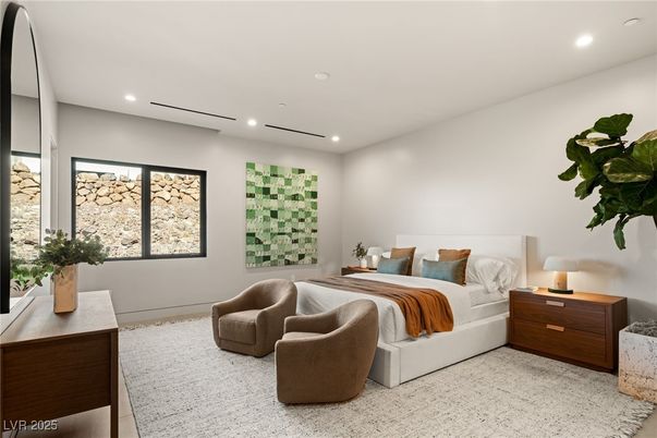 Bedroom, Interior, Recessed Lighting