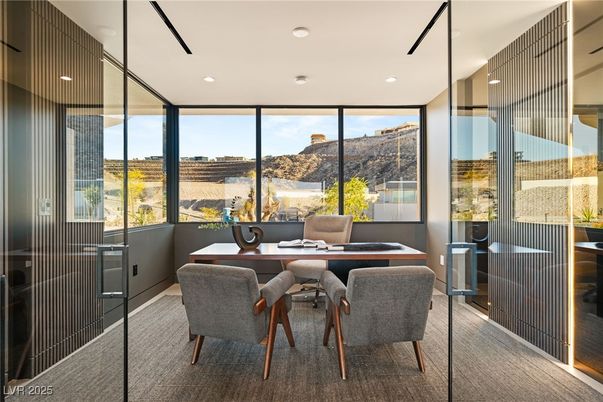 Home Office, Interior, Recessed Lighting
