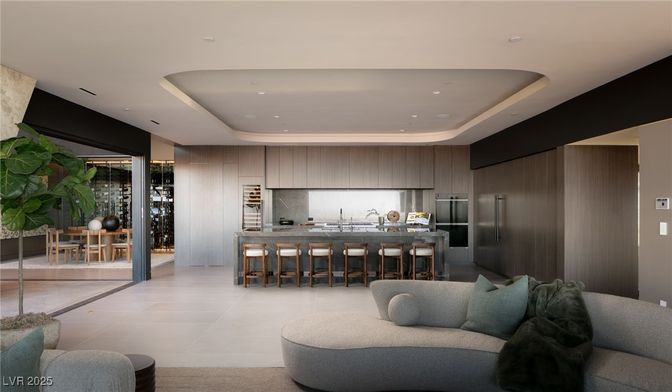 Interior, Kitchen, Living room, Recessed Lighting, Stainless Steel Appliances
