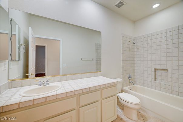 Bathroom, Interior, Recessed Lighting, Tile Countertops