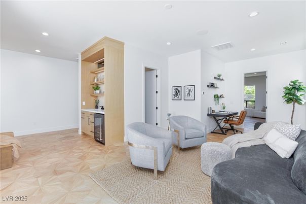 Interior, Living room, Recessed Lighting