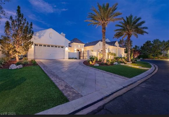 Attached, Exterior, Facade, Spanish Mediterranean