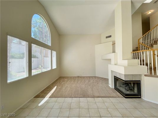 Empty room, Fireplace, Interior