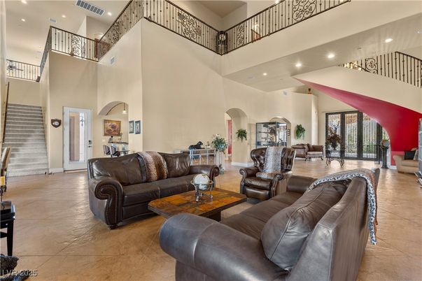 Interior, Living room, Recessed Lighting