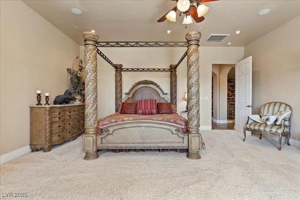 Bedroom, Interior, Recessed Lighting