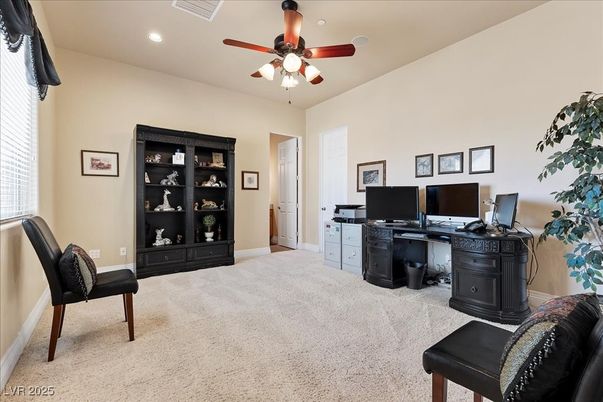 Home Office, Interior, Recessed Lighting