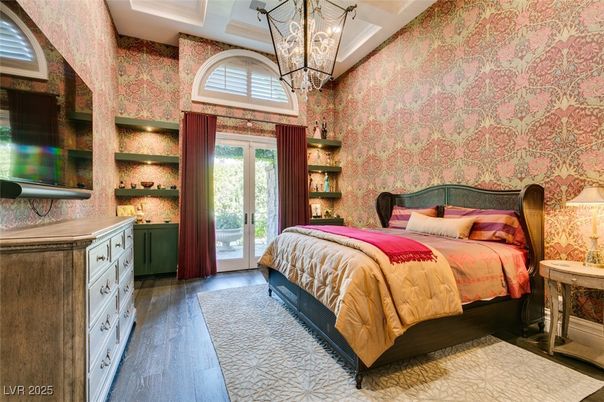 Bedroom, Interior, Wood Texture Flooring