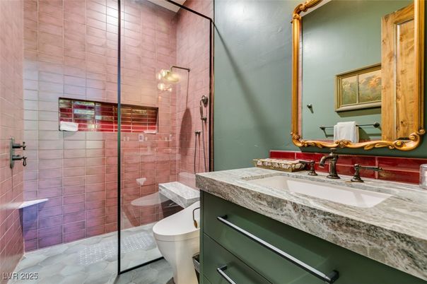 Bathroom, Glass Shower, Interior