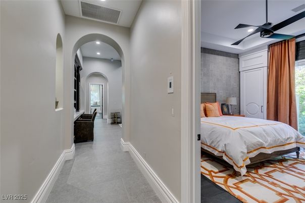 Bedroom, Interior, Recessed Lighting