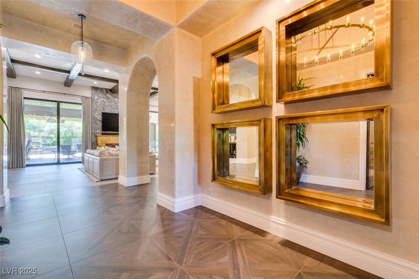 Interior, Pendant Lights, Recessed Lighting, Wood Texture Flooring