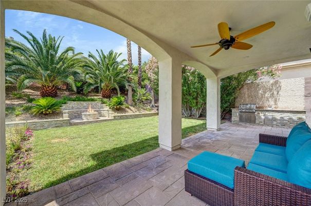 Backyard, Exterior, Fireplace