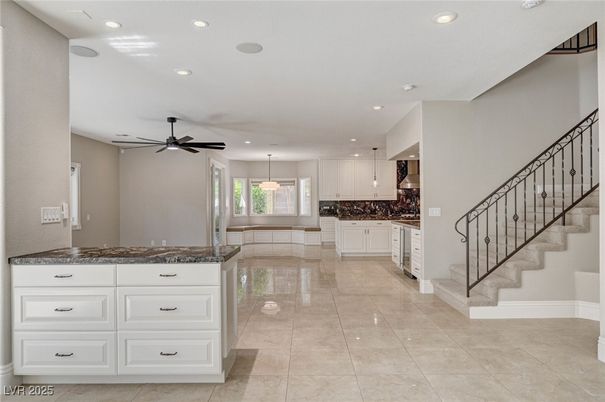 Interior, Kitchen, Pendant Lights, Recessed Lighting