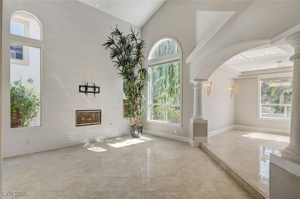 Empty room, Fireplace, Interior