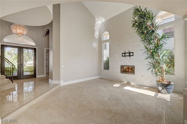 Empty room, Fireplace, Interior, Pendant Lights