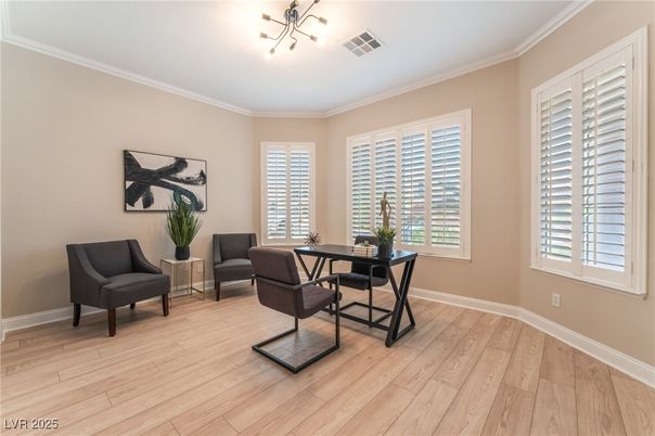 Home Office, Interior, Wood Texture Flooring