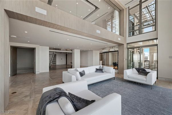 Fireplace, Interior, Living room, Recessed Lighting