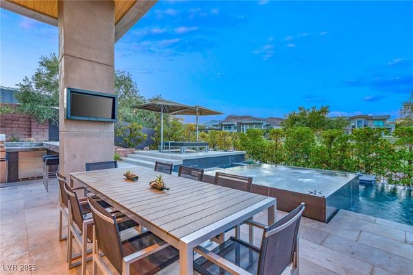 Exterior, Fireplace, Pool