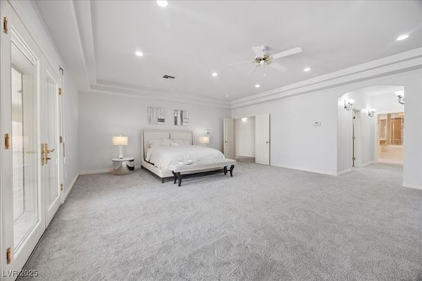 Bedroom, Interior, Recessed Lighting