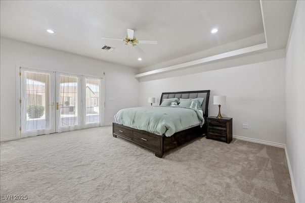 Bedroom, Interior, Recessed Lighting