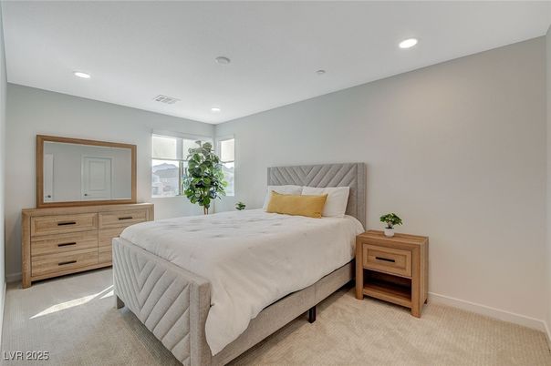 Bedroom, Interior, Recessed Lighting