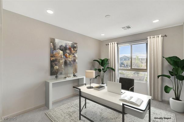 Home Office, Interior, Recessed Lighting