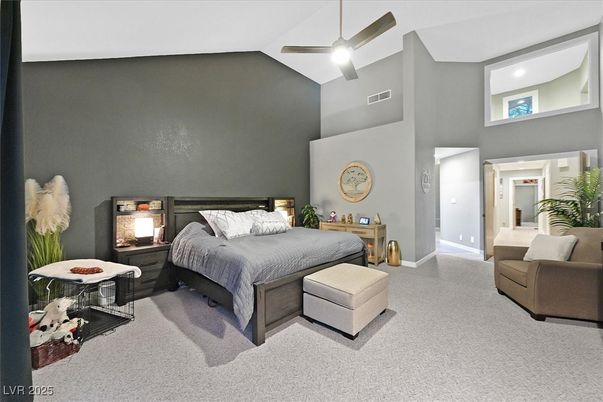 Bedroom, Interior, Recessed Lighting