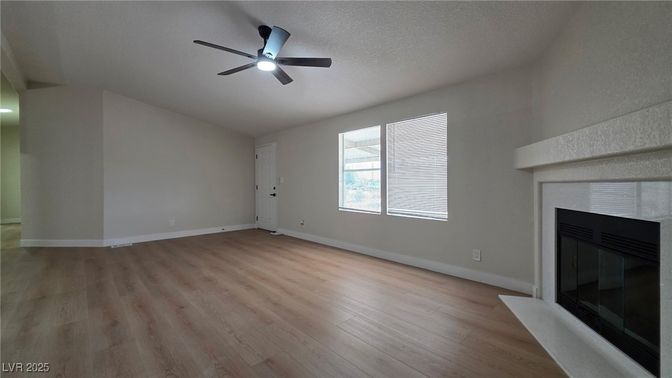 Empty room, Fireplace, Interior, Wood Texture Flooring