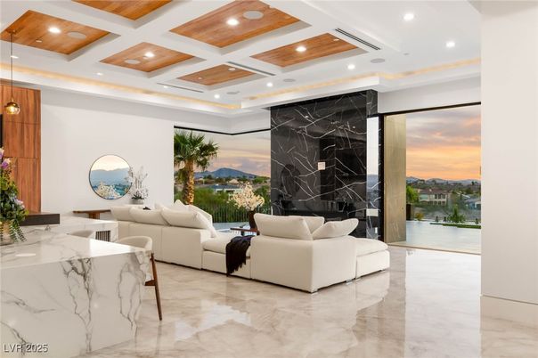 Interior, Living room, Marble, Marble Walls, Recessed Lighting