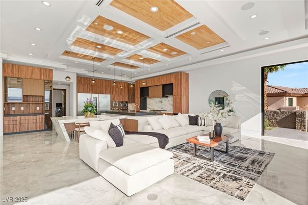 Interior, Kitchen, Living room, Pendant Lights, Recessed Lighting, Stainless Steel Appliances