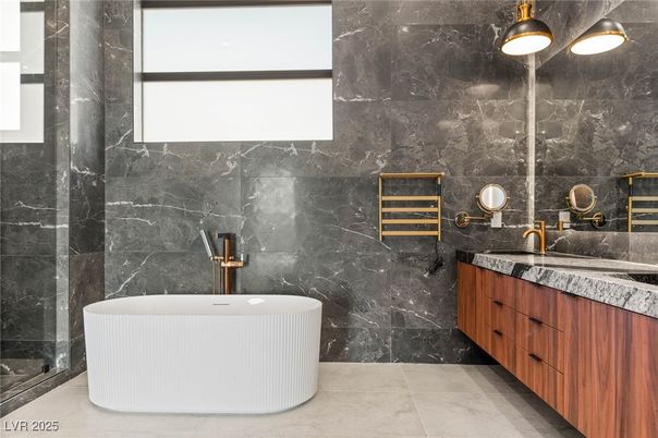Bathroom, Interior, Marble Walls