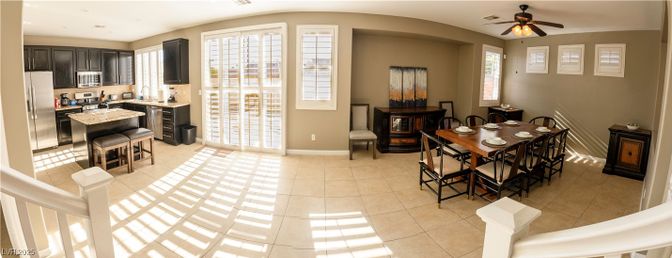 Dining room, Interior, Kitchen, Recessed Lighting