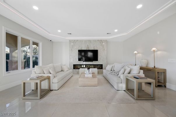 Interior, Living room, Recessed Lighting