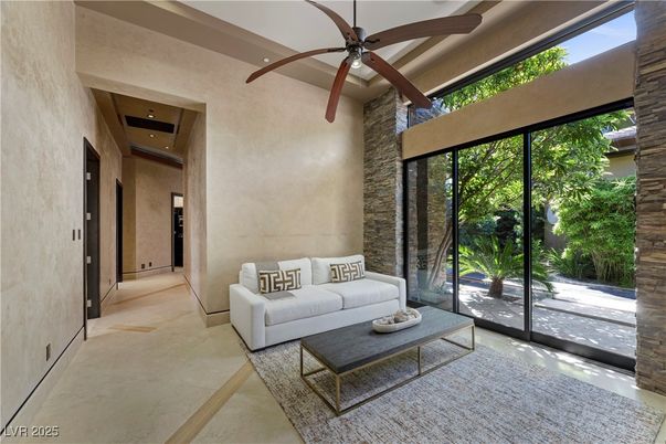 Interior, Living room, Recessed Lighting