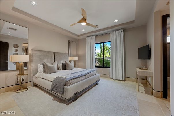 Bedroom, Interior, Recessed Lighting