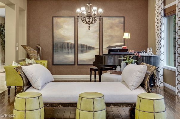 Chandelier, Interior, Piano, Wood Texture Flooring