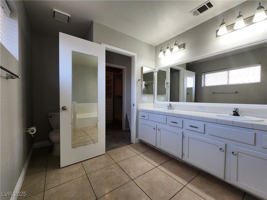 Bathroom, Dual Sink Vanities, Interior, Tile Countertops