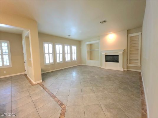 Empty room, Fireplace, Interior