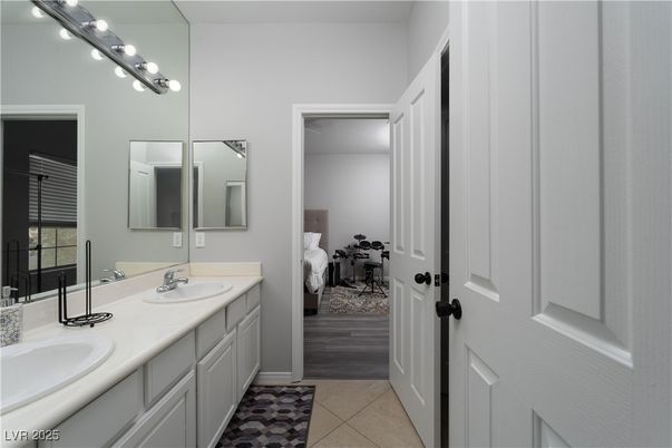 Bathroom, Bedroom, Dual Sink Vanities, Interior, Wood Texture Flooring