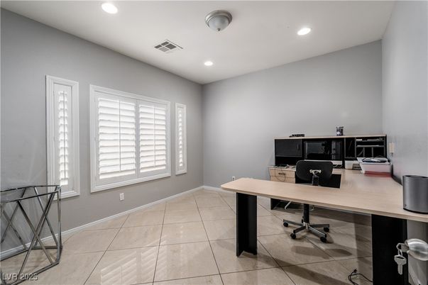 Home Office, Interior, Recessed Lighting