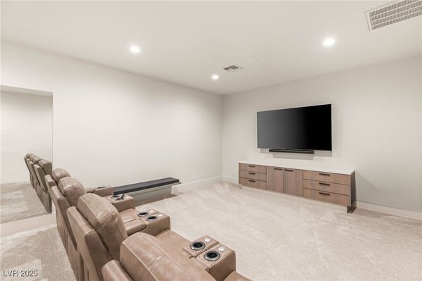 Home Theatre Room, Interior, Recessed Lighting, Theatre Room